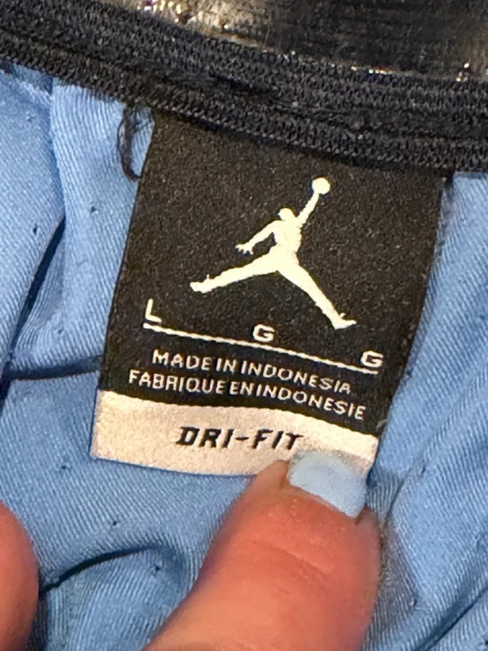 Nike Jordan UNC Tar Heels Argyle Basketball Shorts Men's Large